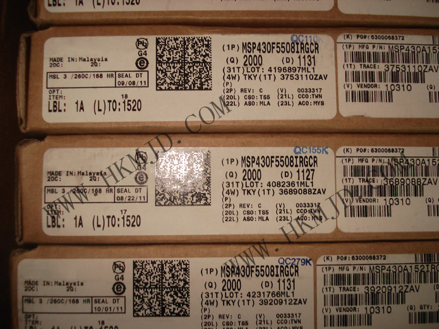 MSP430 MCU MSP430F5508IRGCR 超低功耗16位微控制器，適用于各種應(yīng)用