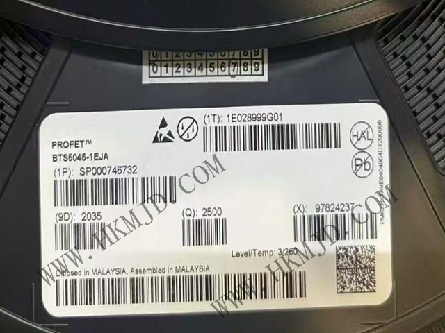 AEC-Q100認證！英飛凌BTS5045-1EJA高邊開關，明佳達電子一站式供應