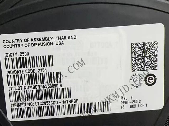 ADI LTC2953CDD-1 帶電壓監(jiān)控的按鈕式開/關(guān)控制器